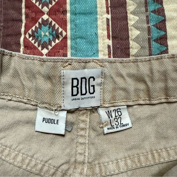 BDG Urban Outfitters Puddle Khaki Jeans size 26 - Picture 2 of 6